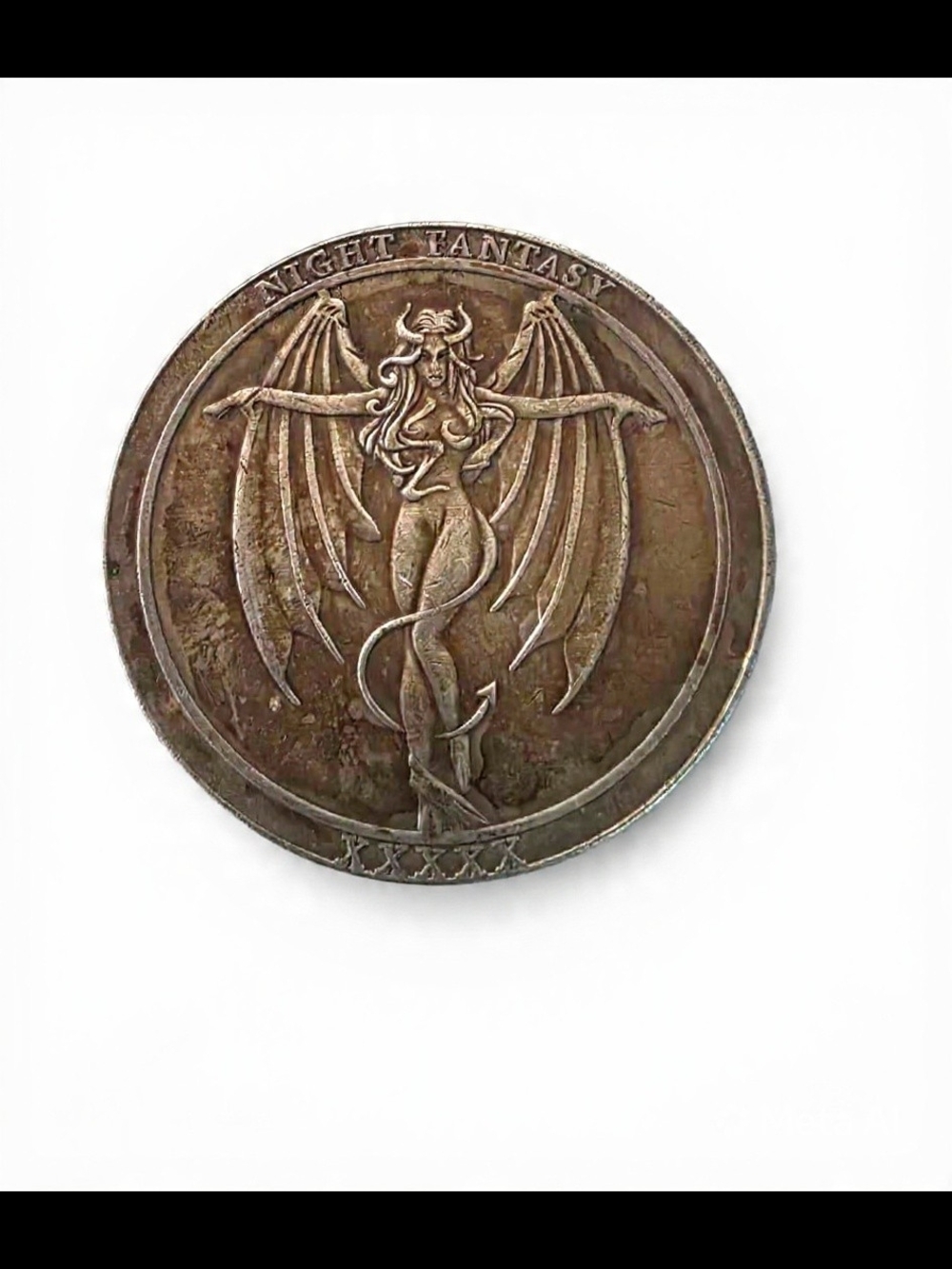 Thompson Emporium Angels n Demons V2 novelty "hobo coin" art piece